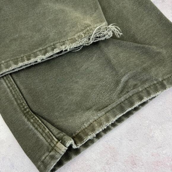 Carhartt Pants Men's 42x32 (Act 40x30) B11 MOS Dungaree Carpenter Canvas Read - Picture 6 of 10